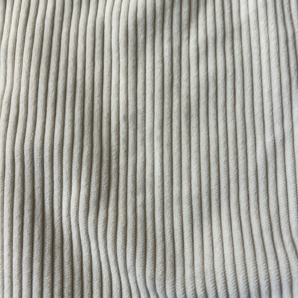 Sezane Ribbed Creme Tote Bag OS - Picture 3 of 4